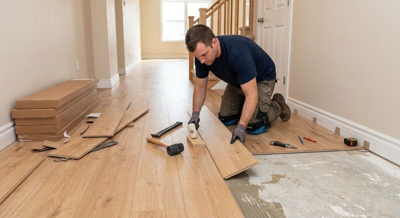 Laminate Floor Installation in Mead, WA