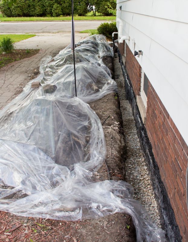 Basement Drainage Installation