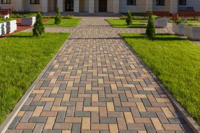 Brick Hardscape Installation
