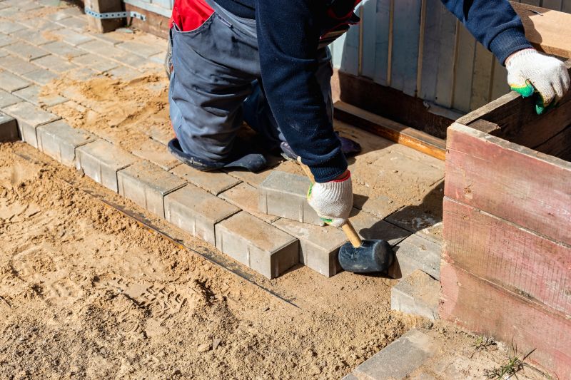 Brick Hardscape Installation