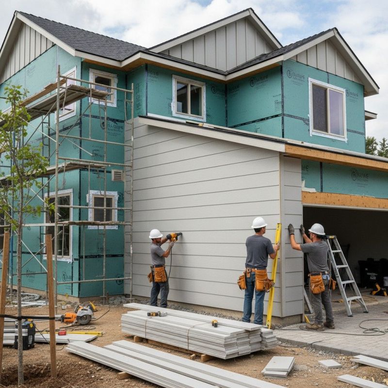 Cedar Siding Installation