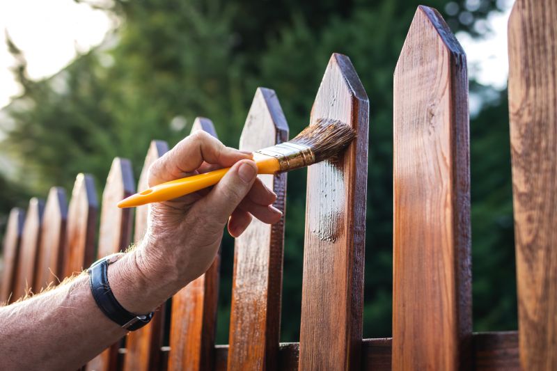 Commercial Fence Painting