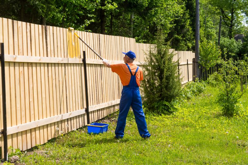 Commercial Fence Painting