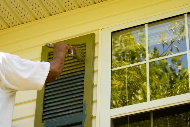 Exterior Shutters Painting