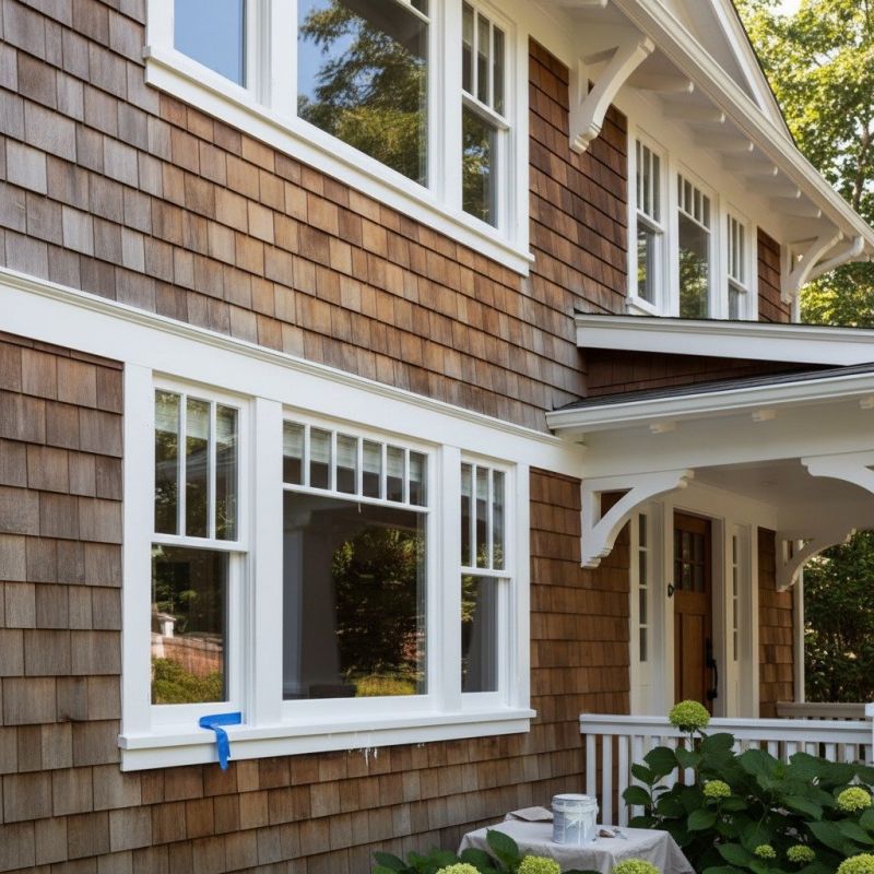 Exterior Shutters Painting