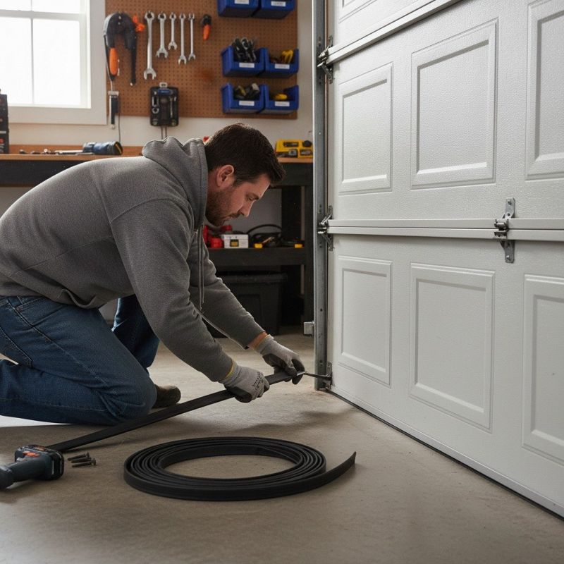 Garage Door Seal Installation