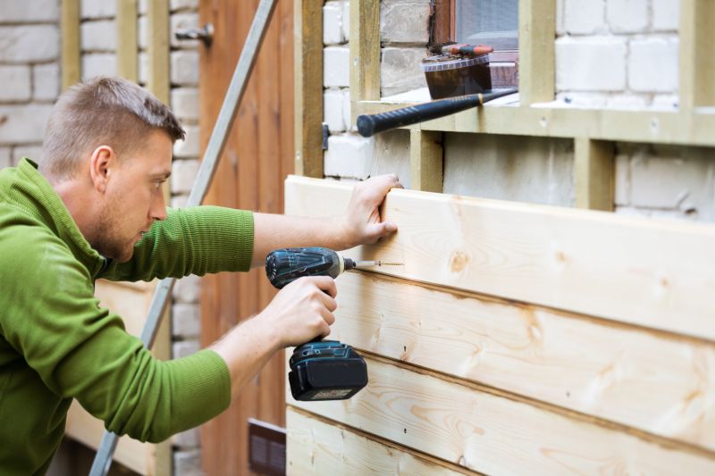 Hardwood Siding Installation