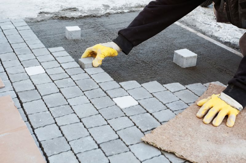Patio Brick Installation