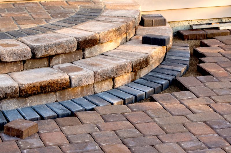 Patio Brick Installation