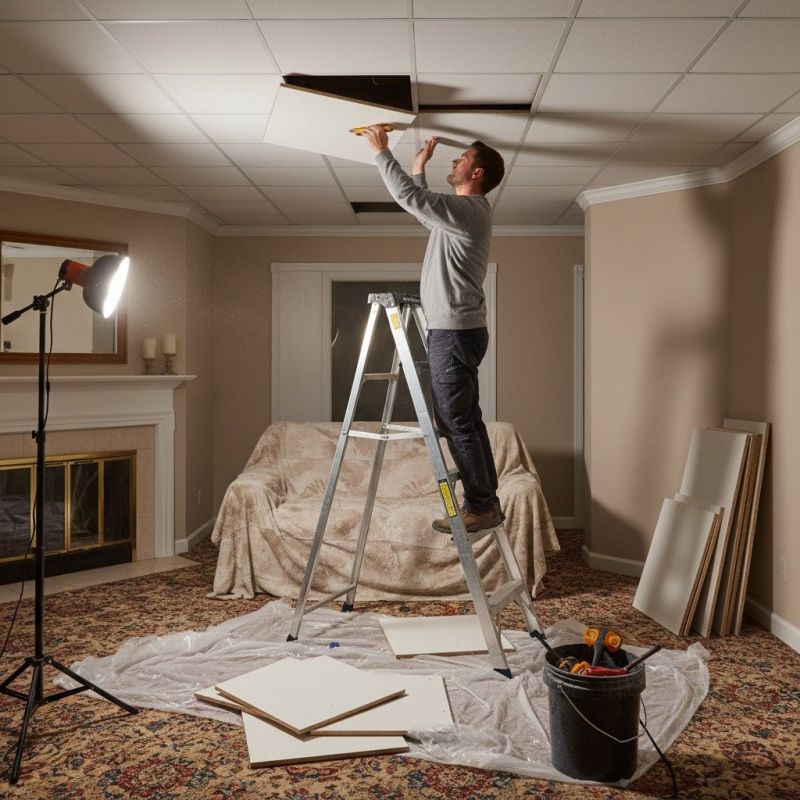 Swirl Ceiling Removal