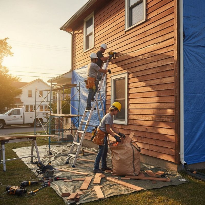 Wood Siding Installation