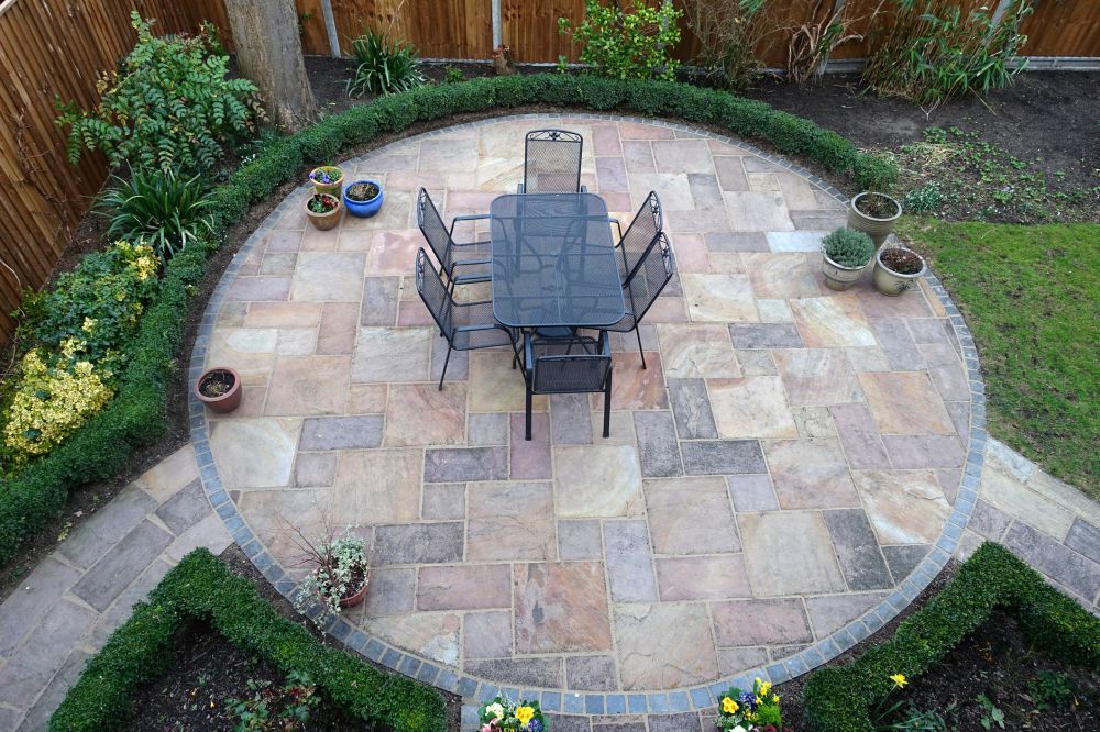 Stone Patio Installation