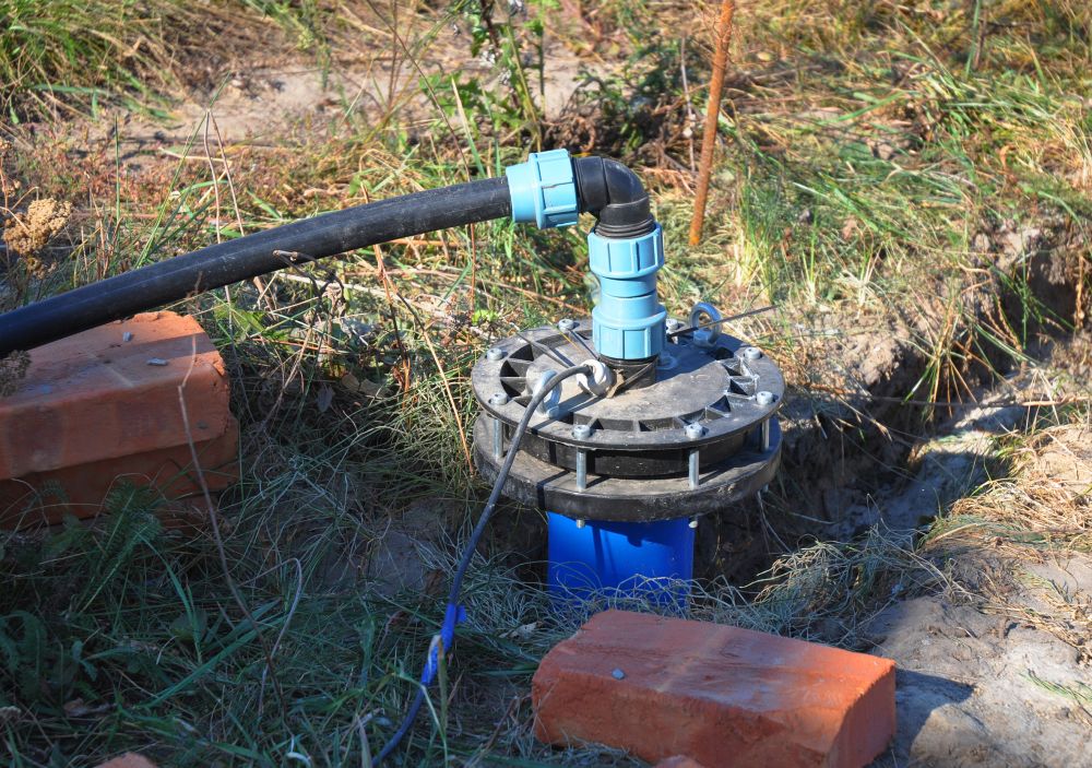Yard Drainage Pump Installation