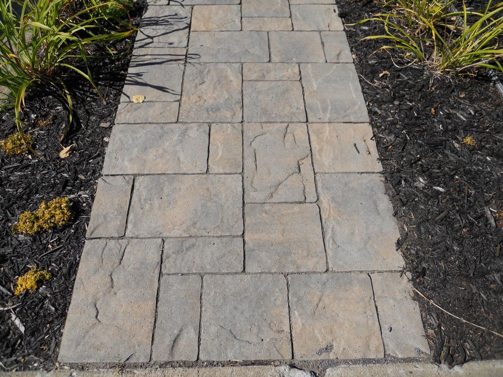 Can you stain stamped concrete