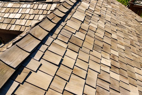 Wood Shake Roof Installation