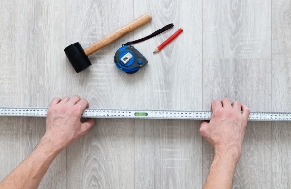 Grey Laminate Floor Repair